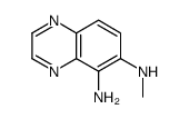 5,6-Quinoxalinediamine,N6-methyl-结构式
