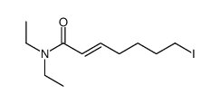 N,N-diethyl-7-iodohept-2-enamide Structure