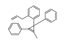 1-(2-methyl-1,3-diphenylcycloprop-2-en-1-yl)-2-prop-2-enylbenzene结构式