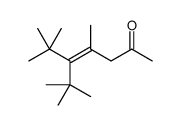 5-tert-butyl-4,6,6-trimethylhept-4-en-2-one Structure
