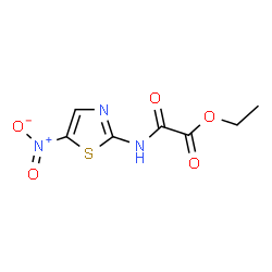 Ethyl [(5-nitro-1,3-thiazol-2-yl)amino](oxo)acetate结构式