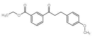 3'-CARBOETHOXY-3-(4-METHOXYPHENYL)PROPIOPHENONE structure