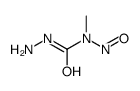 3-amino-1-methyl-1-nitrosourea结构式