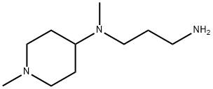 N-Methyl-N-(1-methyl-piperidin-4-yl)-propane-1,3-diamine结构式