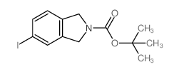 2-BOC-5-IODO-1,3-DIHYDROISOINDOLE structure