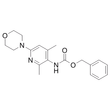 氨基甲酸,N-[2,4-二甲基-6-(4-吗啉基)-3-吡啶基]-苯甲基酯图片