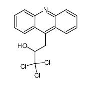 3-acridin-9-yl-1,1,1-trichloro-propan-2-ol Structure
