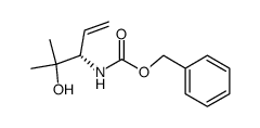 (S)-3-<(benzyloxy)carbonyl>amino-2-methyl-4-penten-2-ol Structure