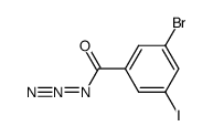 3-bromo-5-iodobenzoylazide Structure