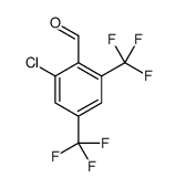 Benzaldehyde, 2-chloro-4,6-bis(trifluoromethyl)-结构式