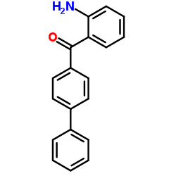 (2-Aminophenyl)(4-biphenylyl)methanone Structure