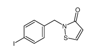 2-[(4-iodophenyl)methyl]-1,2-thiazol-3-one Structure