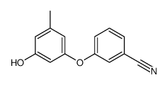 3-(3-hydroxy-5-methylphenoxy)benzonitrile结构式