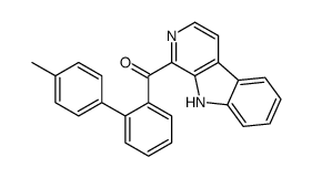 [2-(4-methylphenyl)phenyl]-(9H-pyrido[3,4-b]indol-1-yl)methanone Structure