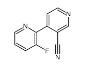 3-fluoro-2,4'-bipyridine-3'-carbonitrile结构式