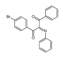 Propane-1,3-dione, 1-(4-bromophenyl)-2-(phenylimino)-3-phenyl- Structure