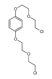 1,4-bis[2-(2-chloroethoxy)ethoxy]benzene结构式