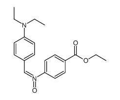 1-[4-(diethylamino)phenyl]-N-(4-ethoxycarbonylphenyl)methanimine oxide Structure