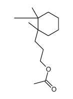 alpha,beta,beta-trimethylcyclohexylpropyl acetate Structure