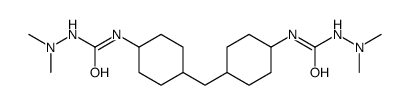 4,4'-(methylenedicyclohexane-1,4-diyl)bis[1,1-dimethylsemicarbazide] structure