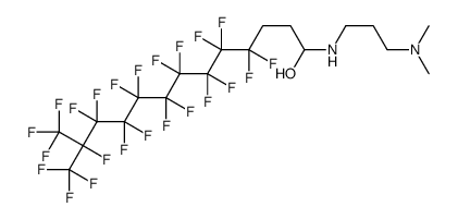 1-[[3-(dimethylamino)propyl]amino]-4,4,5,5,6,6,7,7,8,8,9,9,10,10,11,11,12,13,13,13-icosafluoro-12-(trifluoromethyl)tridecan-1-ol Structure