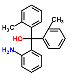 (2-Aminophenyl)[bis(2-methylphenyl)]methanol structure