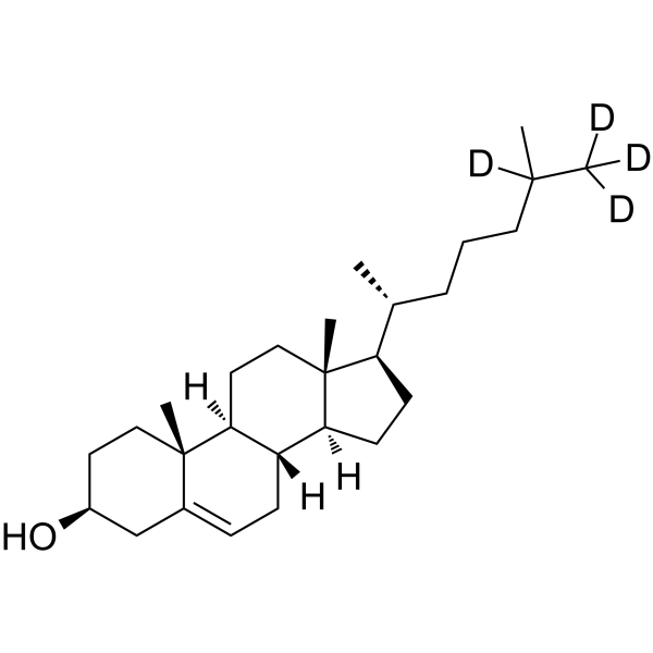 Cholesterol-d4 Structure