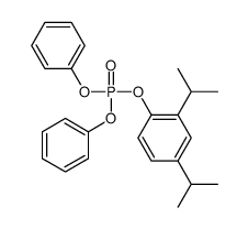 [2,4-di(propan-2-yl)phenyl] diphenyl phosphate Structure