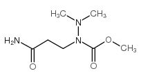 methyl N-(3-amino-3-oxopropyl)-N-(dimethylamino)carbamate结构式