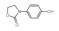3-(4-Hydroxyphenyl)oxazolidin-2-one Structure