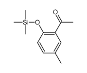 1-(5-methyl-2-trimethylsilyloxyphenyl)ethanone结构式