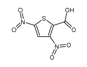 3,5-dinitro-thiophene-2-carboxylic acid结构式