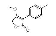 4-methoxy-3-(4-methylphenyl)-5H-furan-2-one Structure