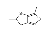2,3-Dihydro-2,6-dimethylthieno<2,3-c>furan结构式