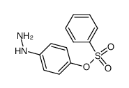 Benzolsulfonsaeure-(4-hydrazinophenylester)结构式