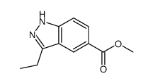 3-ethyl-1H-indazole-5-carboxylic acid methyl ester Structure