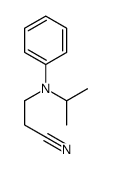 3-(N-propan-2-ylanilino)propanenitrile Structure