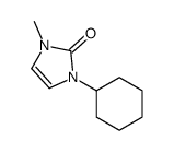 1-Cyclohexyl-3-methyl-4-imidazolin-2-one Structure