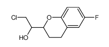 2-chloro-1-(6-fluoro-3,4-dihydro-2H-chromen-2-yl)ethanol结构式
