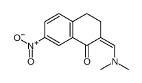 (2E)-2-(dimethylaminomethylidene)-7-nitro-3,4-dihydronaphthalen-1-one结构式