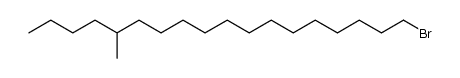 1-bromo-14-methyloctadecane结构式