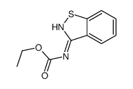 ethyl N-(1,2-benzothiazol-3-yl)carbamate结构式