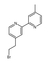 4-(2-bromoethyl)-4'-methyl-2,2'-bipyridine Structure