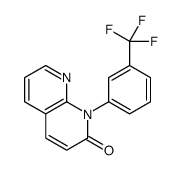 1-[3-(trifluoromethyl)phenyl]-1,8-naphthyridin-2-one Structure