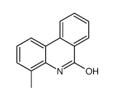 4-methyl-5H-phenanthridin-6-one Structure