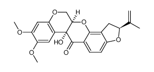 6aβ,12aβ,5'α-rotenolone Structure