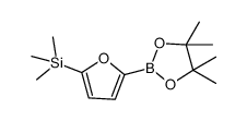 2-trimethylsilyl-5-(pinacolboryl)furan Structure