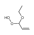 3-ethoxy-3-hydroperoxyprop-1-ene Structure