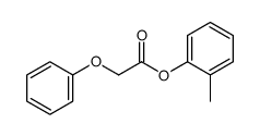 (2-methylphenyl) 2-phenoxyacetate结构式