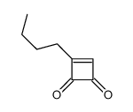 3-butylcyclobut-3-ene-1,2-dione Structure